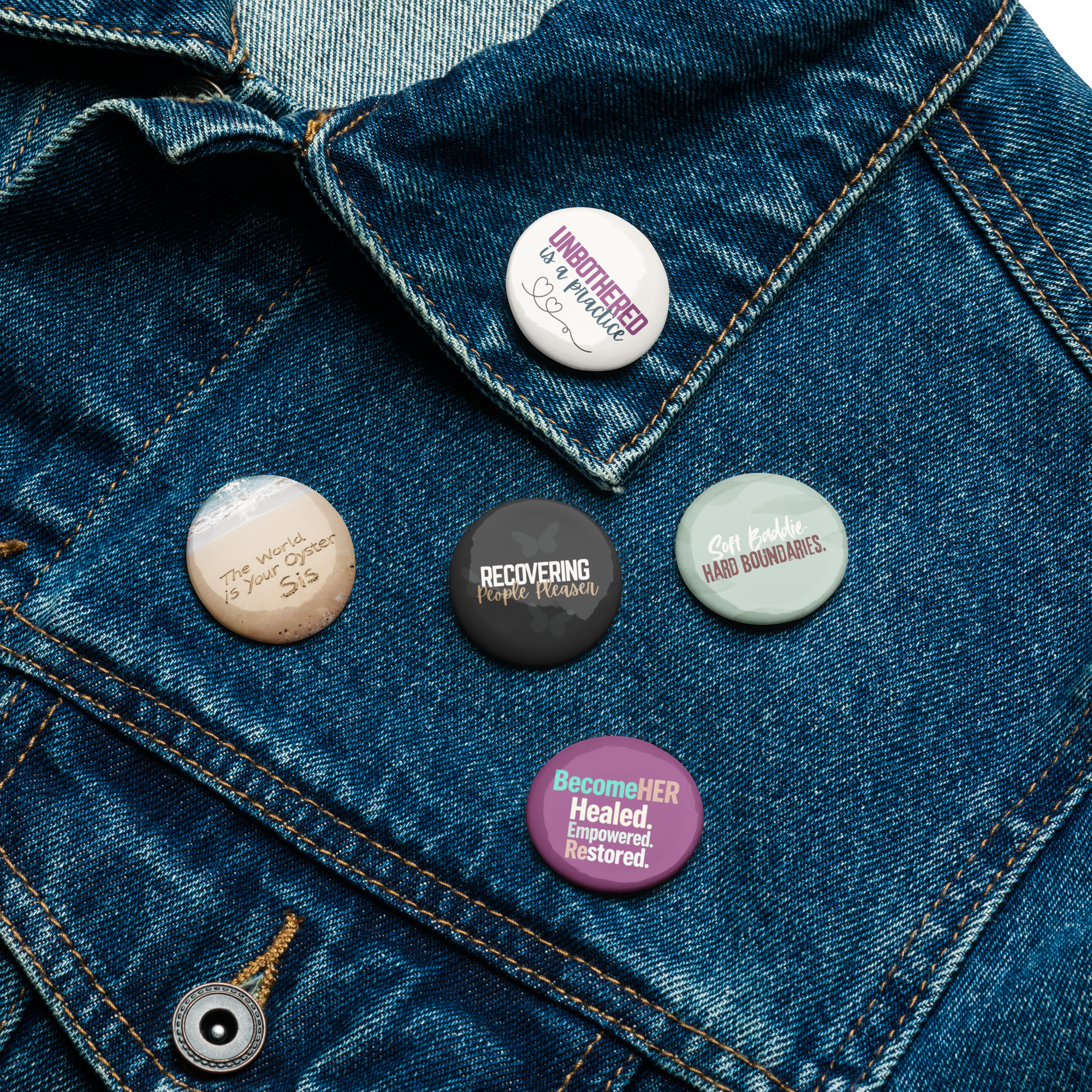 Say It Louder Mini Pin Set